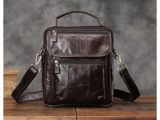 Мужской кожаный мессенджер Bexhill Bx8870A черный