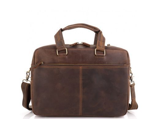 Сумка для ноутбука мужская кожаная Tiding Bag D4-001R