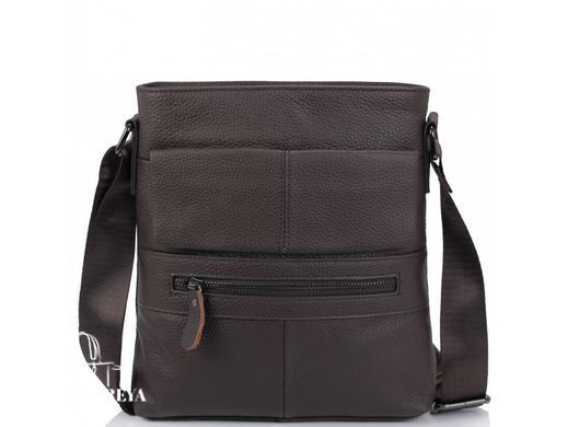 Мужской кожаный мессенджер Tiding Bag M38-7812A черный