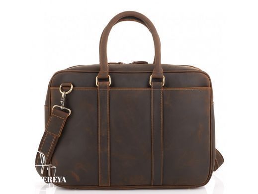 Винтажная сумка для ноутбука мужская кожаная Tiding Bag D4-023R