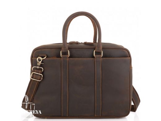 Винтажная сумка для ноутбука мужская кожаная Tiding Bag D4-023R