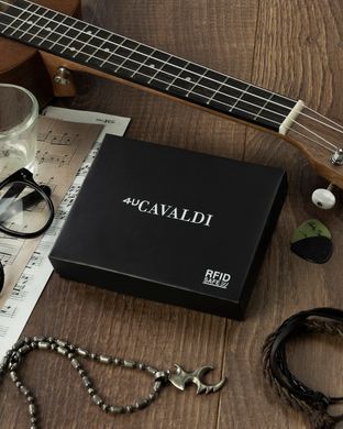 Гаманець чоловічий шкіряний 4U CAVALDI 0104L-BS-RFID