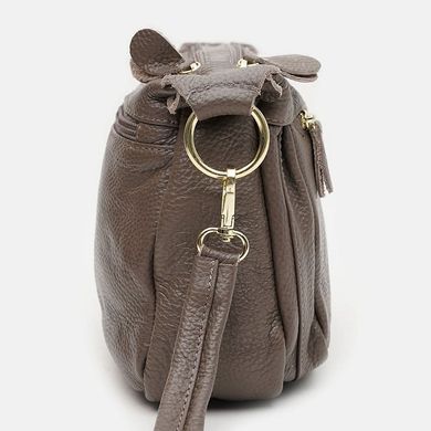 Сумка женская кожаная Borsa Leather K1bb301gr-grey