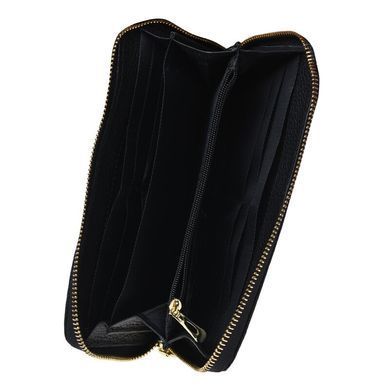 Жіночий шкіряний гаманець Keizer K12707-black чорний