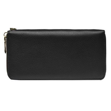 Жіночий шкіряний гаманець Keizer K12707-black чорний
