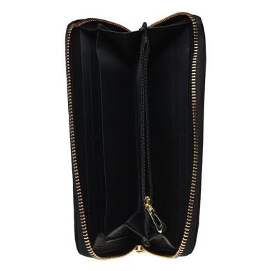 Женский кожаный кошелек Keizer K12707-black черный