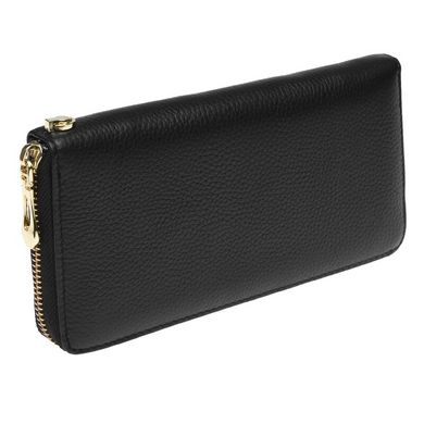 Жіночий шкіряний гаманець Keizer K12707-black чорний