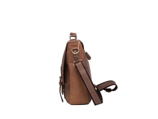 Чоловічий шкіряний портфель Tiding Bag t0002 коричневий