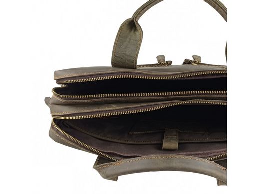 Винтажная сумка для ноутбука мужская кожаная Tiding Bag D4-012R