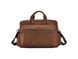 Мужская кожаная сумка Tiding Bag  t0018 коричневый 3