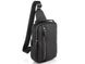 Сумка слинг мужская (однолямочный рюкзак) кожаный Tiding Bag A25F-693A черный 1