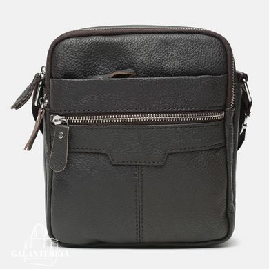 Сумка мужская кожаная Borsa Leather K18016a-black