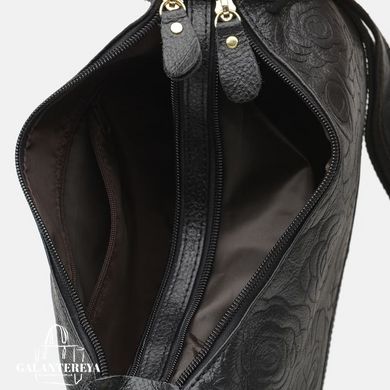 Сумка женская кожаная Borsa Leather K1301-black