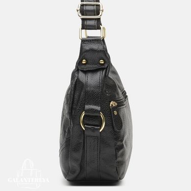 Сумка женская кожаная Borsa Leather K1301-black