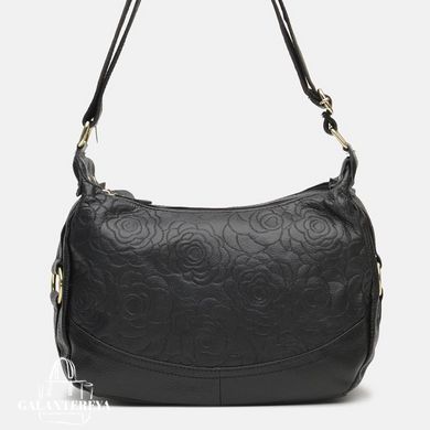 Сумка жіноча шкіряна Borsa Leather K1301-black