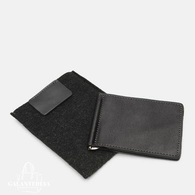 Зажим для купюр мужской кожаный Ricco Grande V1GQ6 черный