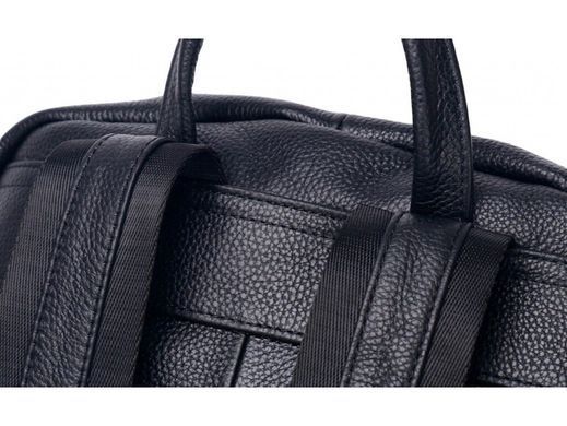 Мужской кожаный рюкзак Tiding Bag A25F-68001A черный