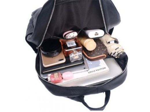 Мужской кожаный рюкзак Tiding Bag A25F-68001A черный