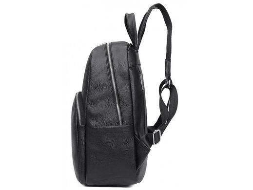 Мужской кожаный рюкзак Tiding Bag A25F-68001A черный