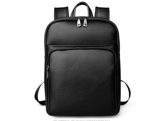 Мужской кожаный рюкзак Tiding Bag M7039A черный