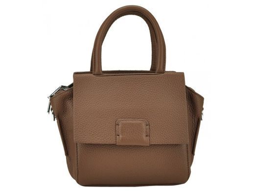Жіноча шкіряна сумка Riche W14-2010BG коричневий