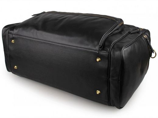 Мужская кожаная дорожная сумка Jasper&Maine 7317-1A Black