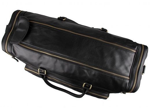 Мужская кожаная дорожная сумка Jasper&Maine 7317-1A Black