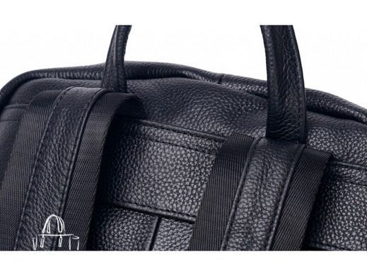 Мужской кожаный рюкзак Tiding Bag A25F-68001A черный