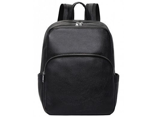 Мужской кожаный рюкзак Tiding Bag A25F-68001A черный