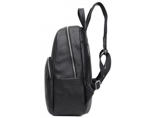 Мужской кожаный рюкзак Tiding Bag A25F-68001A черный