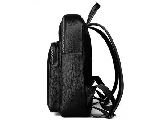 Мужской кожаный рюкзак Tiding Bag M7039A черный