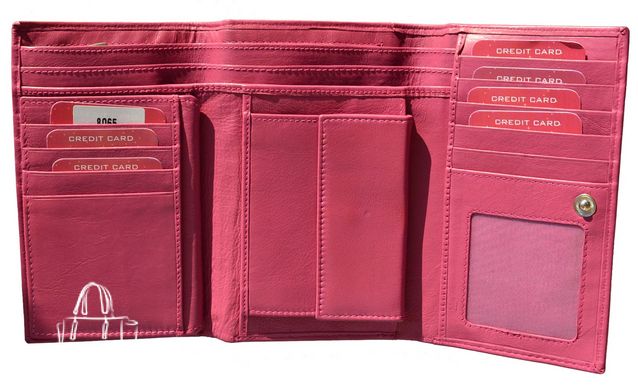 Женский кожаный кошелек Italian fabric bags 8065