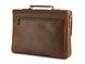 Мужской кожаный портфель Tiding Bag t0016 коричневый 4