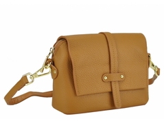 Женская кожаная сумка Riche W14-663LB коричневый