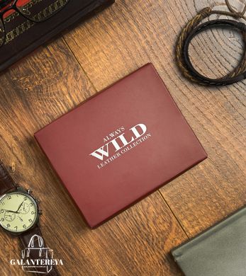 Кошелек мужской кожаный Always Wild N2002-VTK-BOX