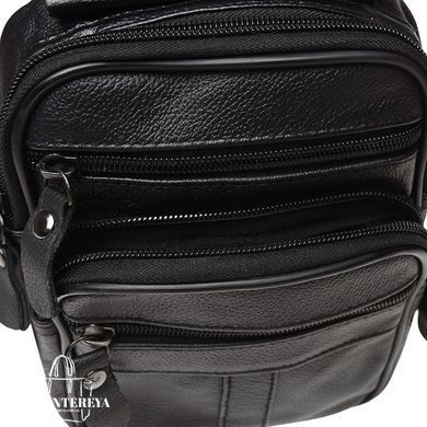 Сумка через плечо мужская кожаная Keizer K18016-black