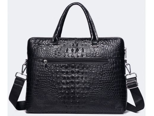 Мужская кожаная сумка для ноутбука Tiding Bag A25F-7607-1A черный