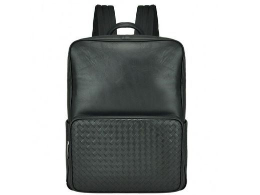 Мужской кожаный рюкзак Tiding Bag B3-8605A черный