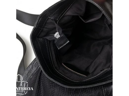 Мужской кожаный черный мессенджер Tiding Bag M9806-1A