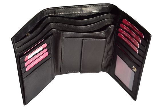 Гаманець жіночий шкіряний Italian fabric bags 8065