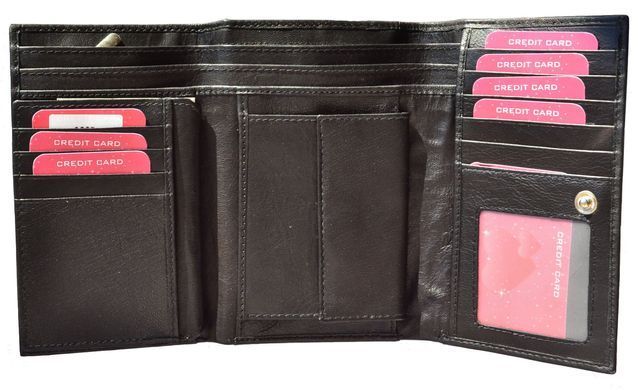 Гаманець жіночий шкіряний Italian fabric bags 8065