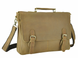 Мужской кожаный портфель Tiding Bag t0021C коричневый 2