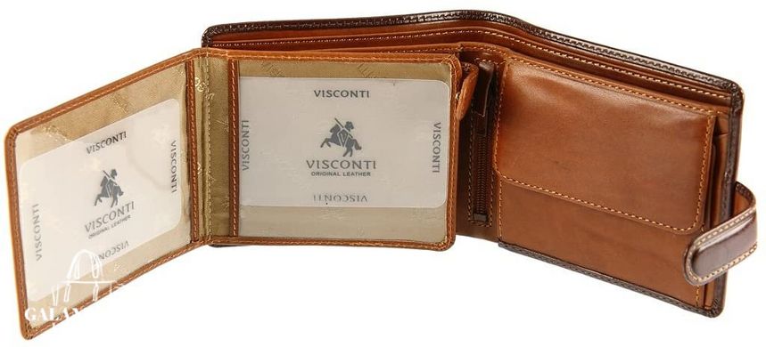 Мужской кожаный кошелек Visconti TR35 - Atlantis