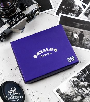 Гаманець чоловічий шкіряний RONALDO 0670-P-D-RFID