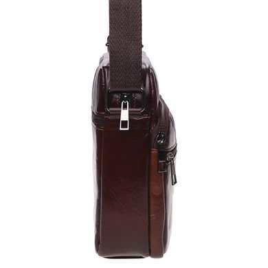 Чоловічий шкіряний месенджер Keizer k12610-black
