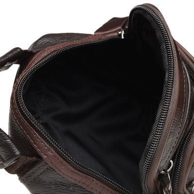 Сумка через плече чоловіча шкіряна Keizer K18016-brown
