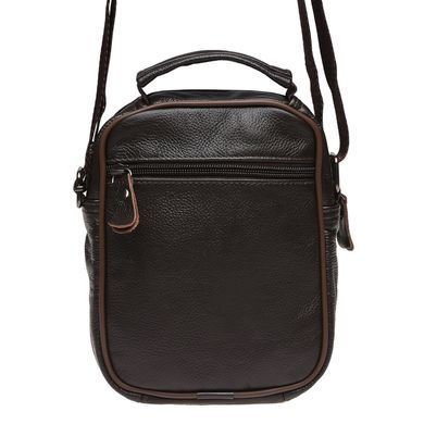Сумка через плече чоловіча шкіряна Keizer K18016-brown