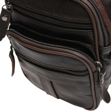 Сумка через плечо мужская кожаная Keizer K18016-black