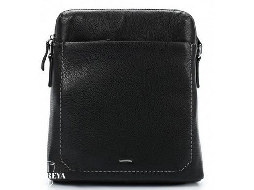 Мужской кожаный мессенджер Tiding Bag NM17-9069-2A черный