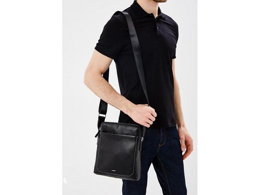 Мужской кожаный мессенджер Tiding Bag NM17-9069-2A черный